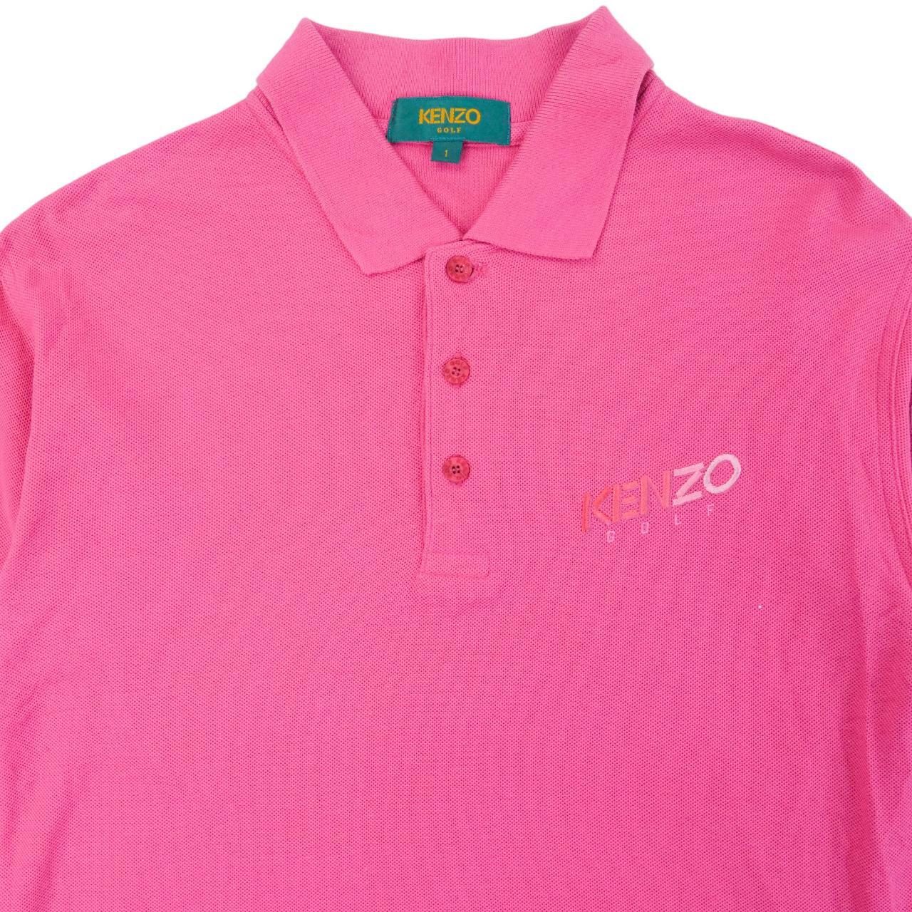 Vintage Kenzo Long Sleeve Polo Shirt Size XS