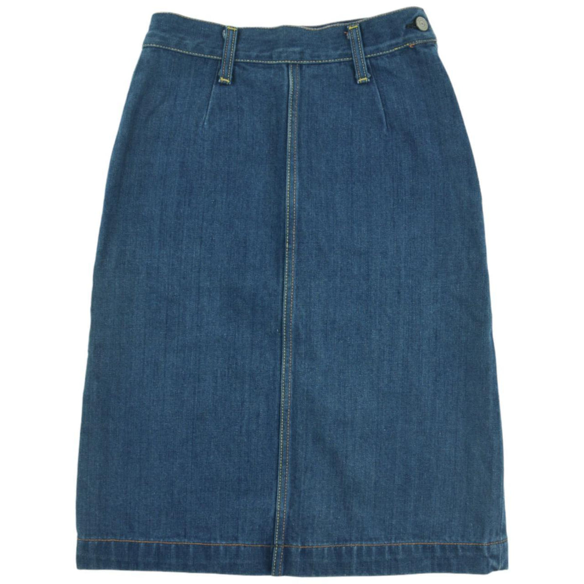 Vintage Evisu Bear Selvedge Skirt Women&#39;s Size W25