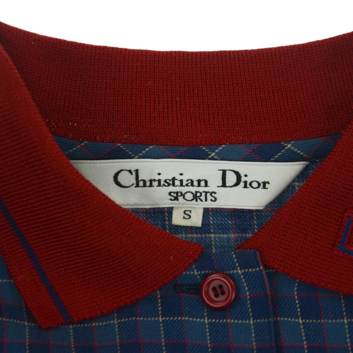 Vintage Christian Dior Sports Button Up Shirt Woman’s Size S