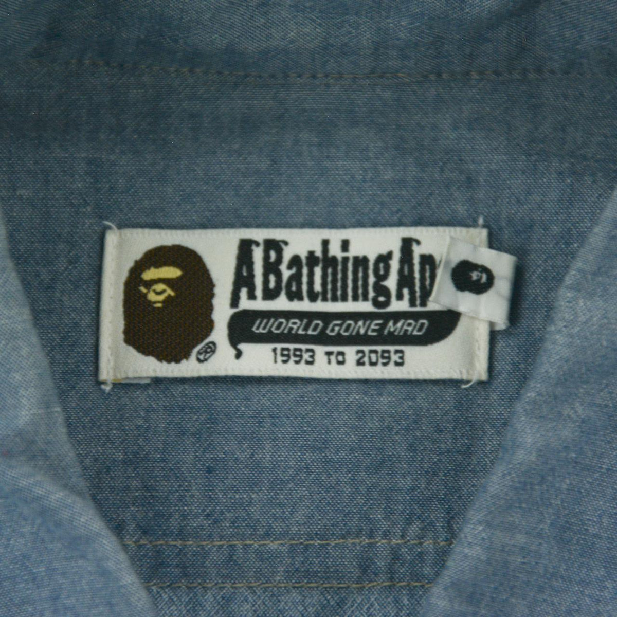 Vintage BAPE Button Up Shirt Size M