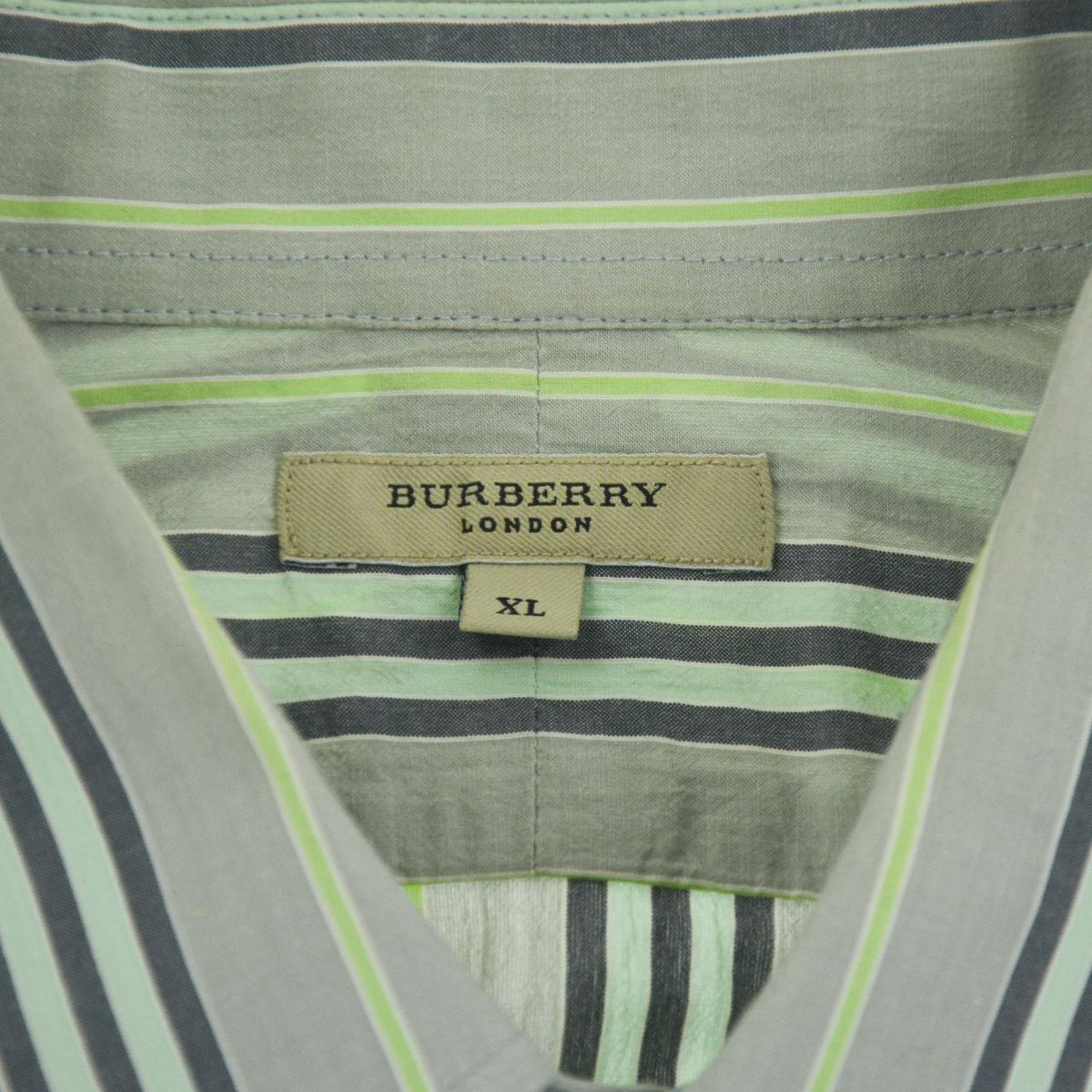 Vintage Burberry Nova Stripe Shirt Size XL