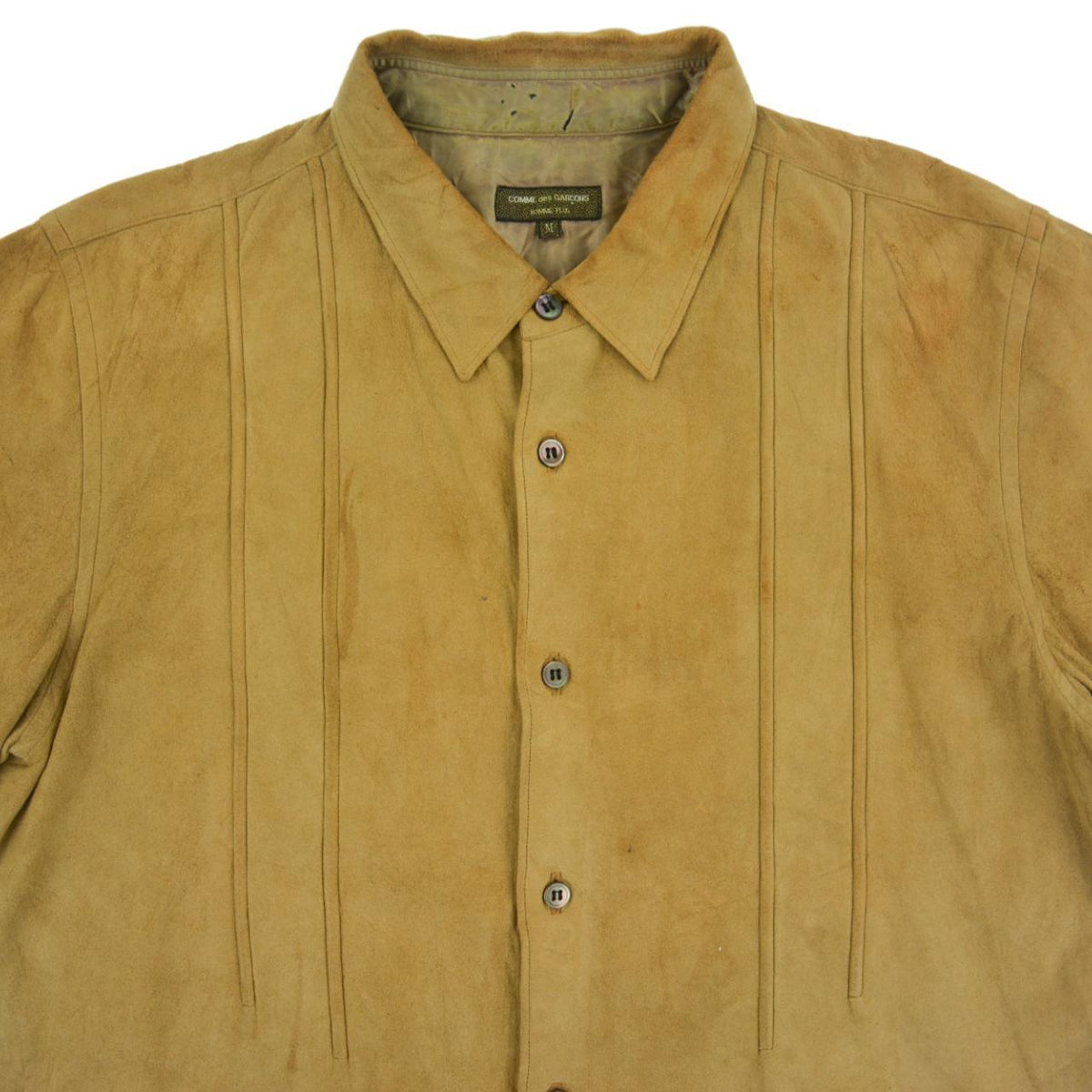 Vintage Comme des Garcons Suede Shirt Size S
