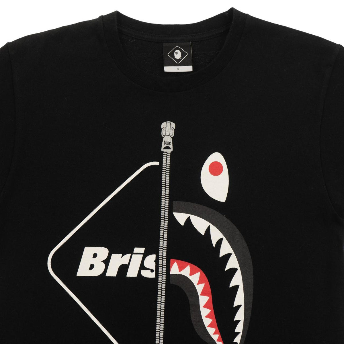 Vintage Bape Shark Bristol FC T Shirt Size S