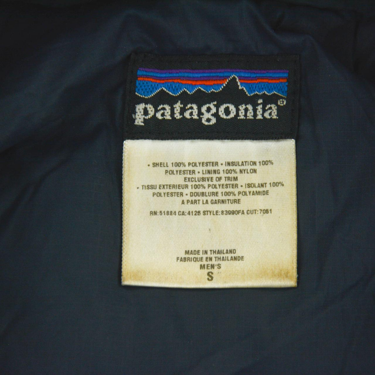 Vintage Patagonia Triple Pocket Puffer Jacket Size M