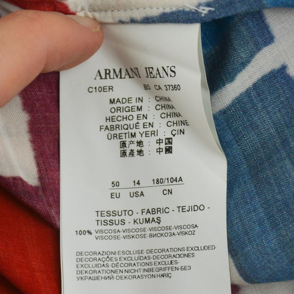Vintage Armani Jeans Shirt Size M