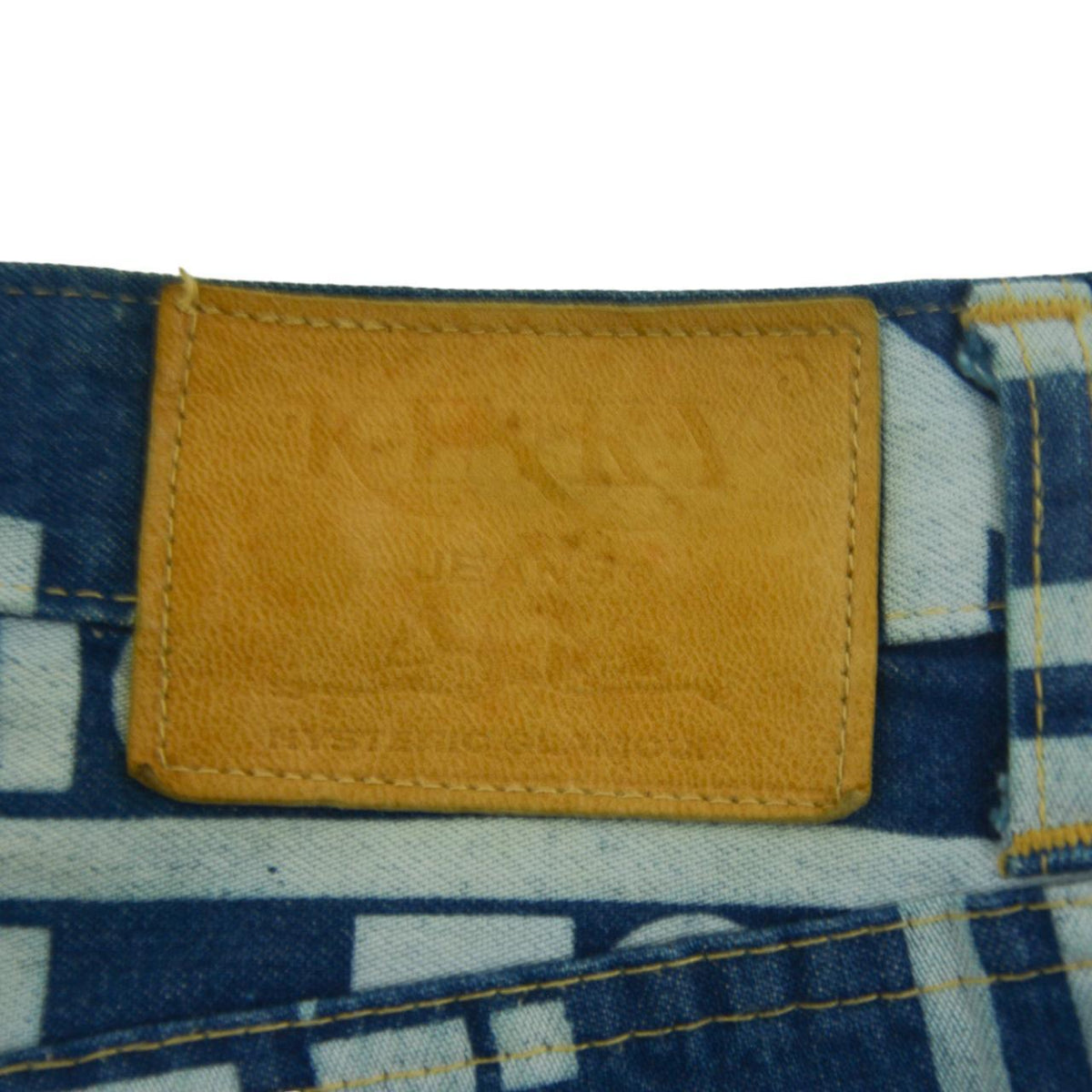 Vintage Hysteric Glamour Monogram Japanese Denim Jeans Women&#39;s Size W28