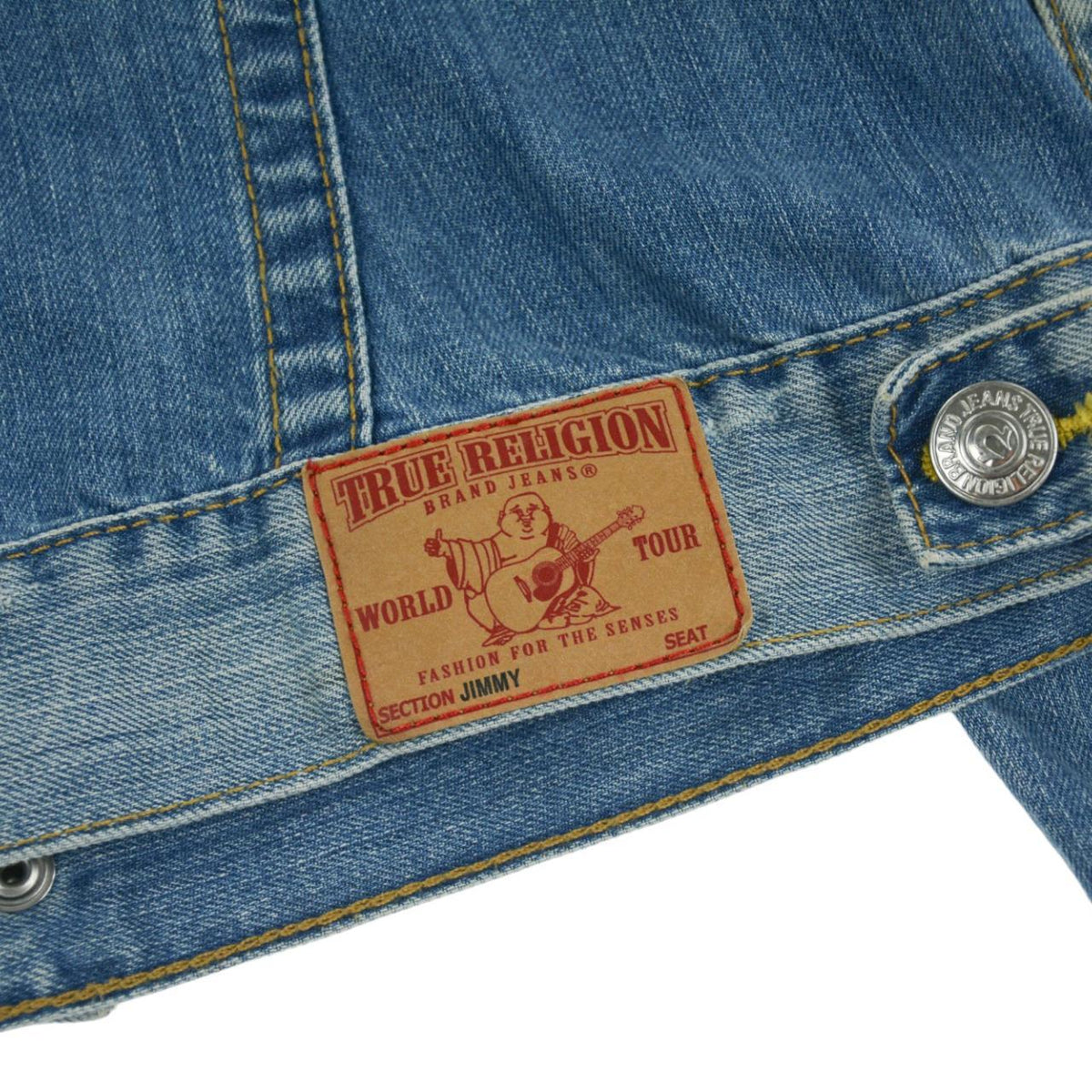 Vintage True Religion Denim Jacket Women&#39;s Size XS