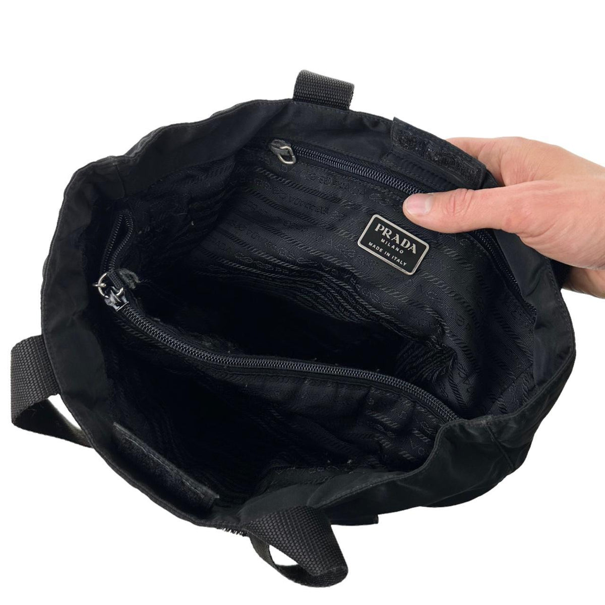 Vintage Prada Pocket Shoulder Bag