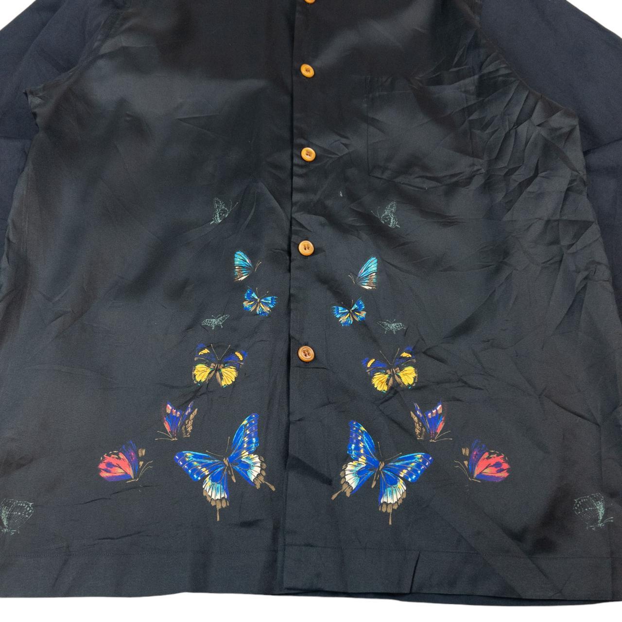 Vintage Comme Des Garçons HOMME Butterfly Long Sleeve Button Up Shirt Size L