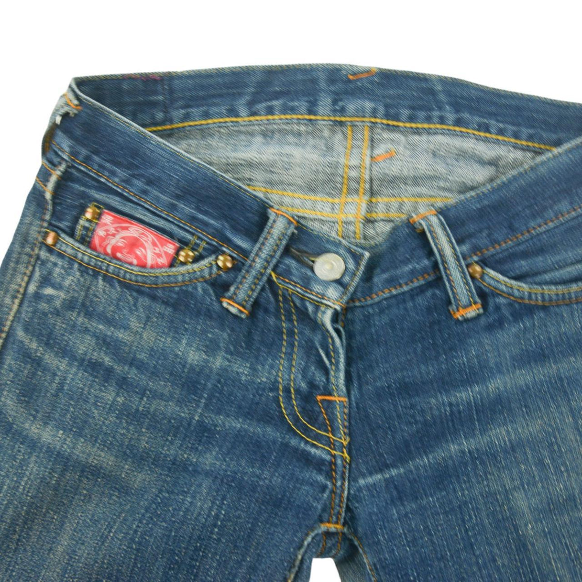 Vintage Evisu Double Gull Japanese Denim Jeans Women&#39;s Size W29