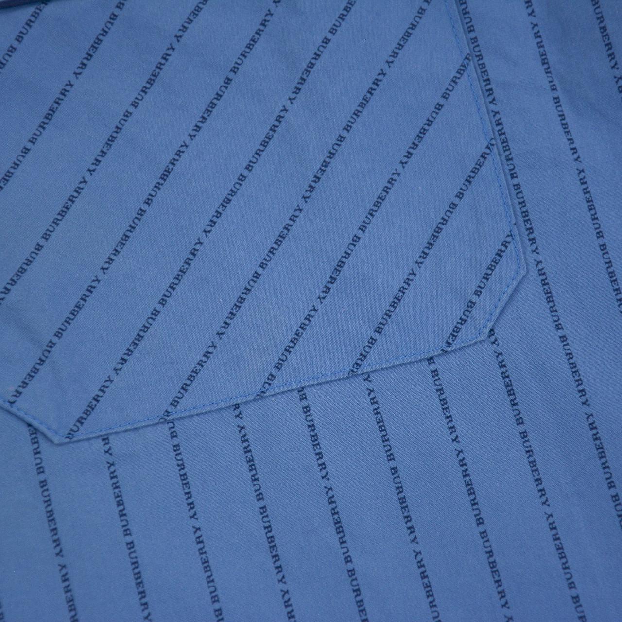 Vintage Burberry Monogram PJ Pyjama Shirt Size XXL