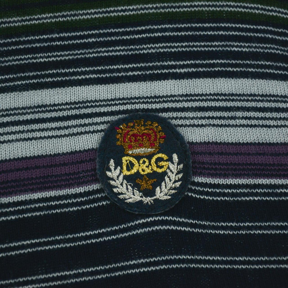 Vintage Dolce and Gabbana Striped Knitted Jumper Size S