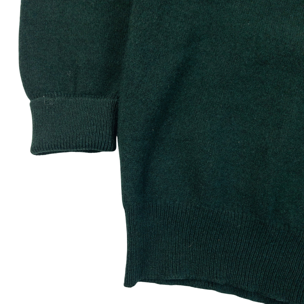Vintage 90s Burberrys Crest Logo Lambswool Jumper in green, photo 6