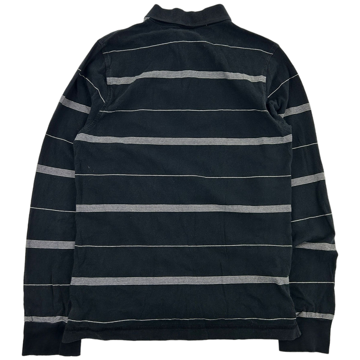 Vintage Nike Striped Long Sleeve Polo Shirt Style Size S