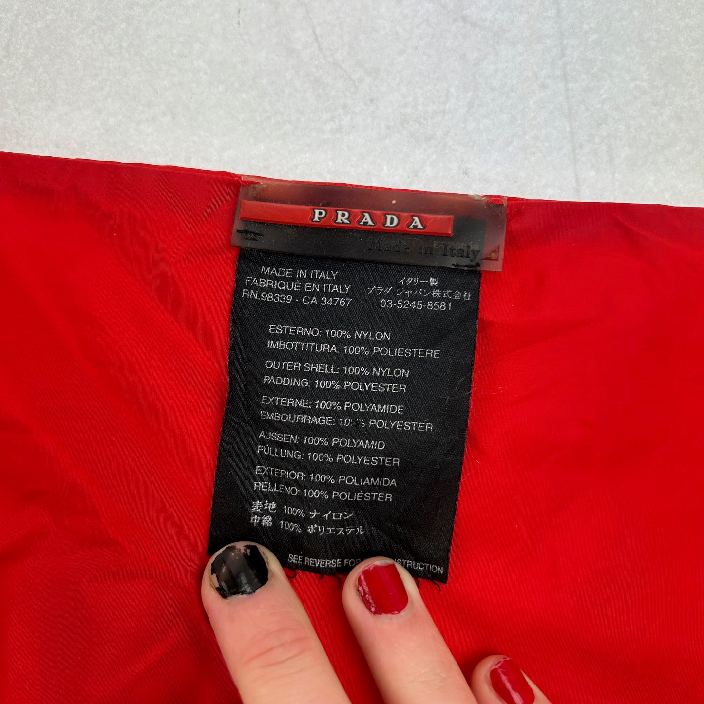 Vintage Prada Sport Nylon Scarf