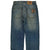Vintage Kara Kuri Koi Fish Japanese Denim Jeans Size W30