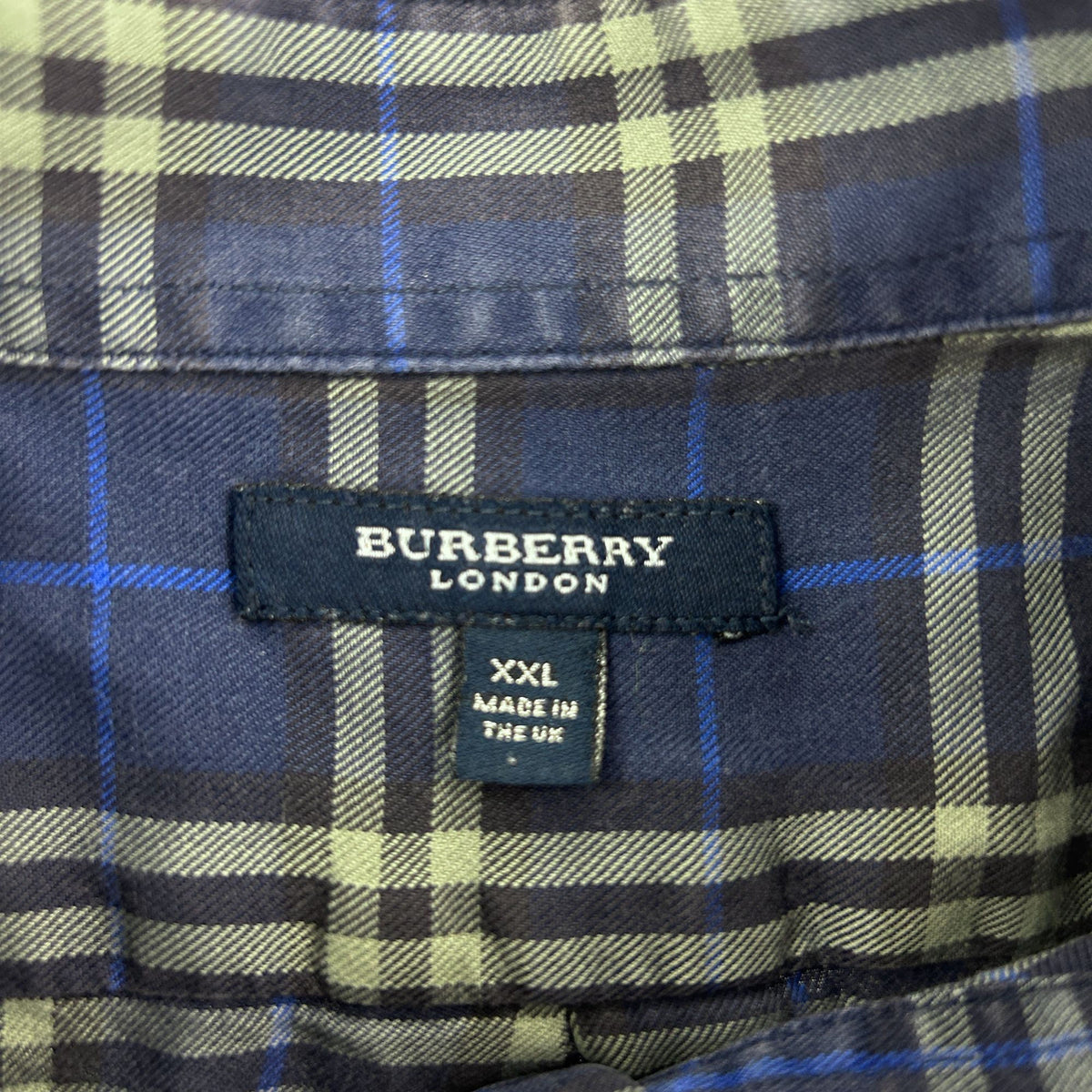 Vintage Burberry Check Shirt Style Size XXL