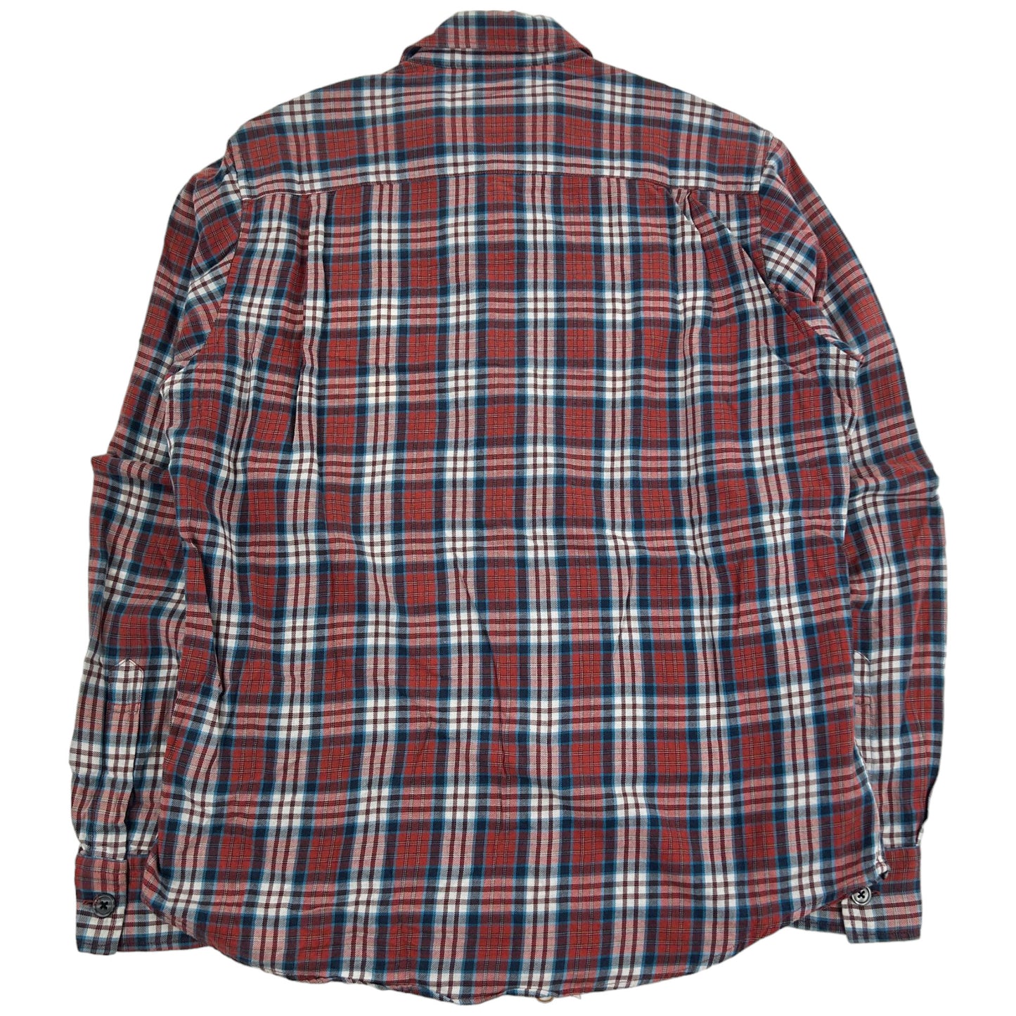Vintage PPFM Plaid Zip-Up Shirt Size M