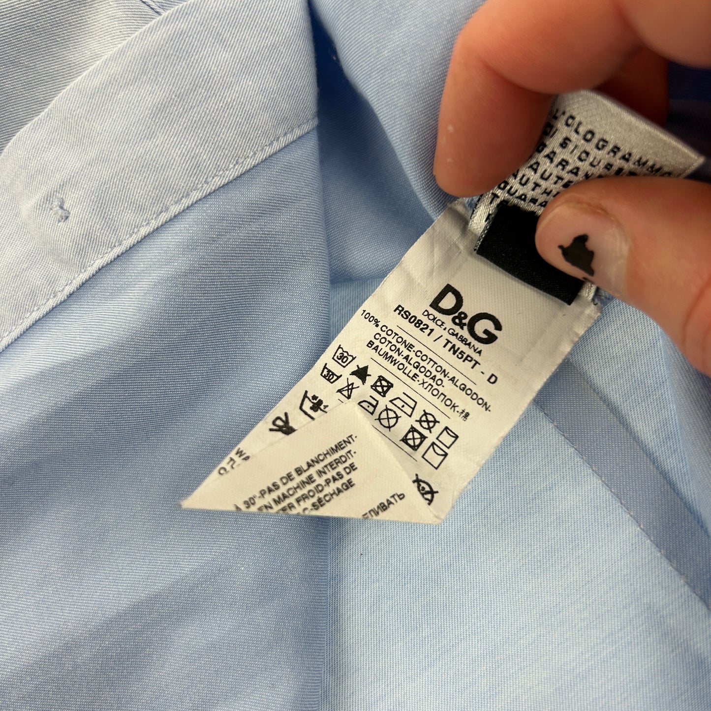 Vintage Dolce Gabbana Cotton Shirt Size S