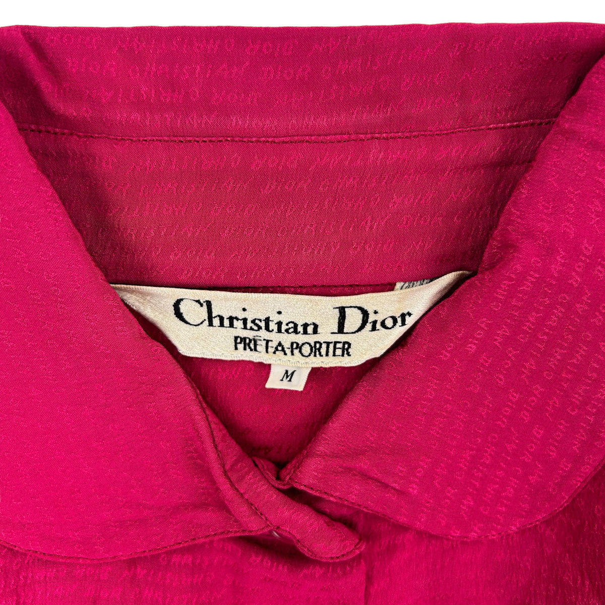 Vintage Christian Dior Monogram Shirt Woman&#39;s Size M