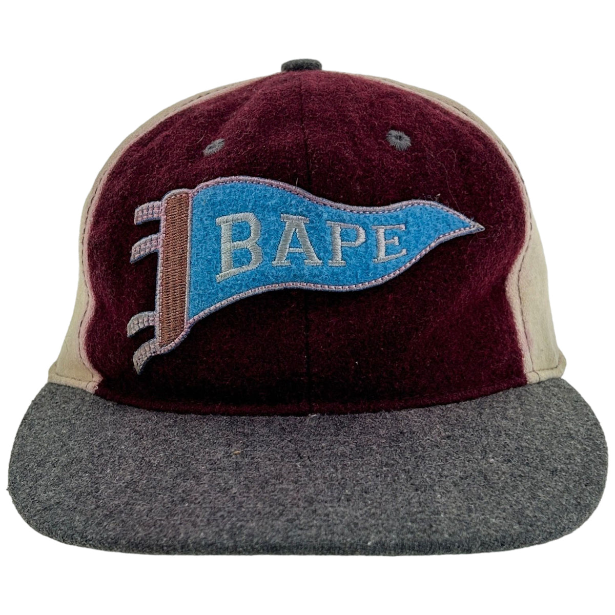 Vintage BAPE Flag Snap Back Hat