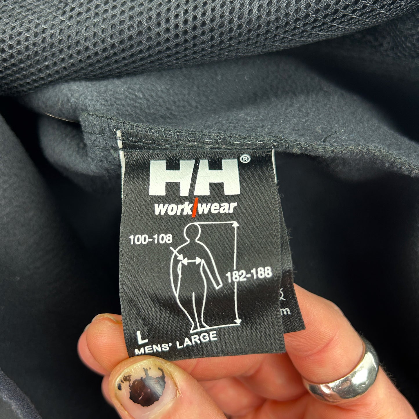 Vintage Helly Hansen Soft Shell Workwear Jacket Size L