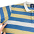 Bape striped polo shirt size M