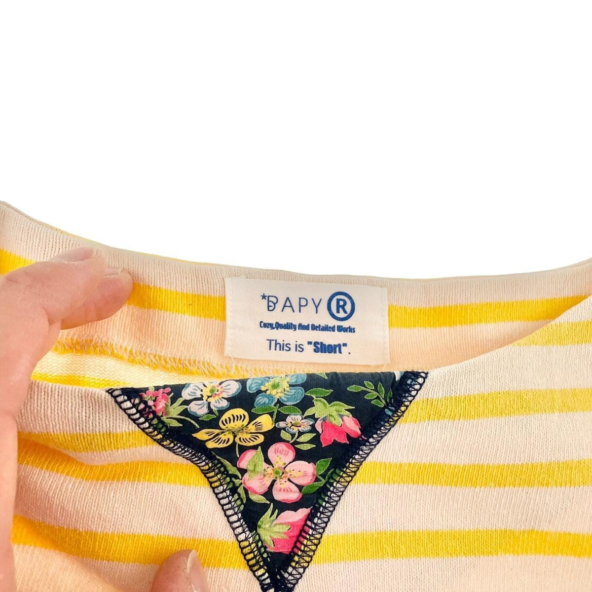 Bape “Bapy” striped long sleeve t shirt woman’s size S