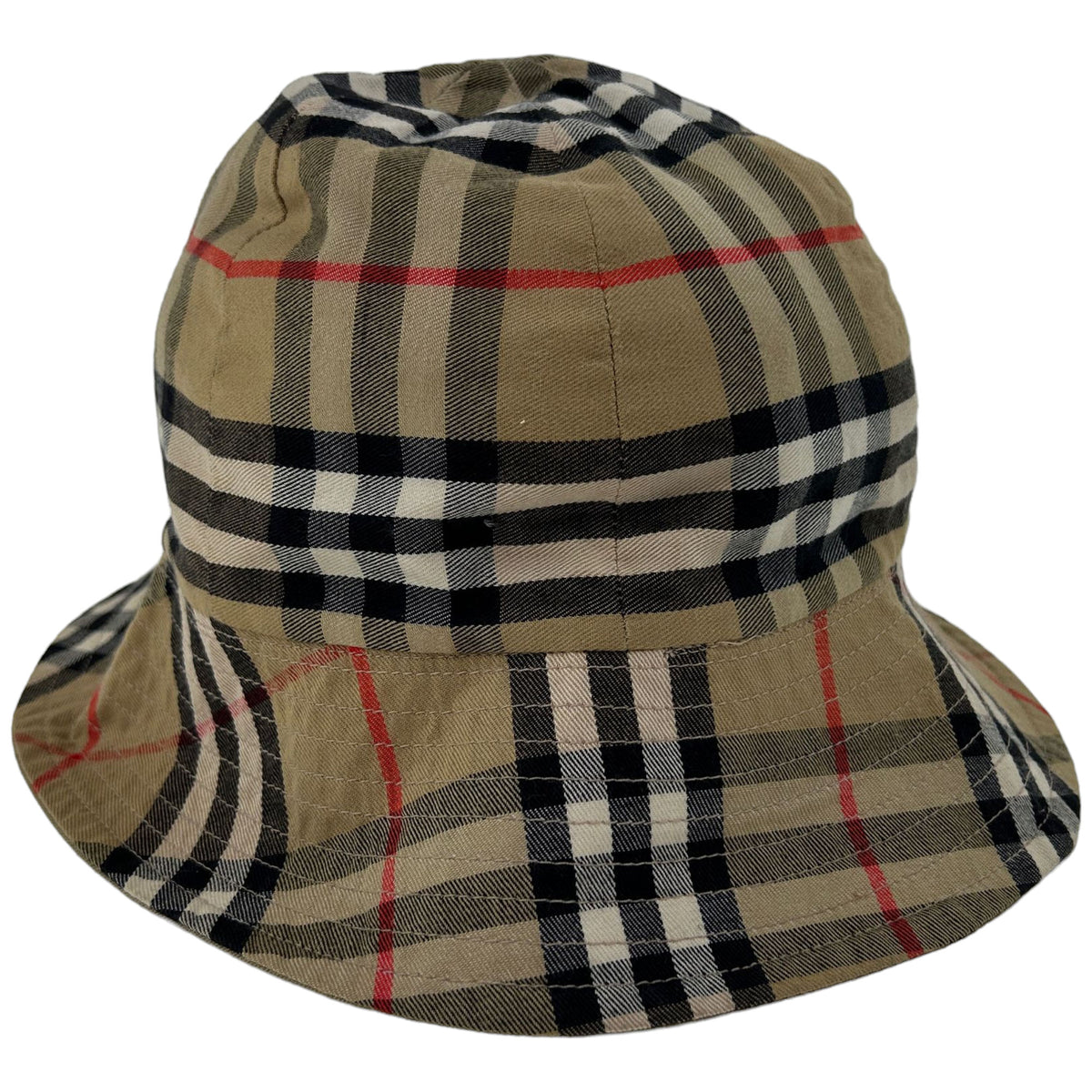 Vintage Burberry Nova Check Reversible Bucket Hat
