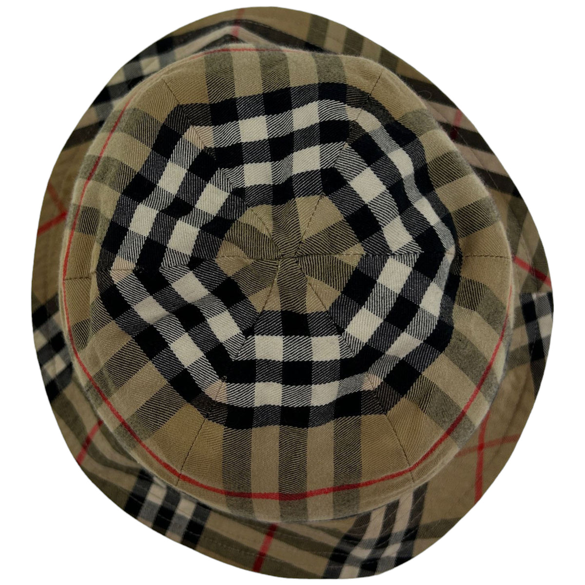 Vintage Burberry Nova Check Reversible Bucket Hat