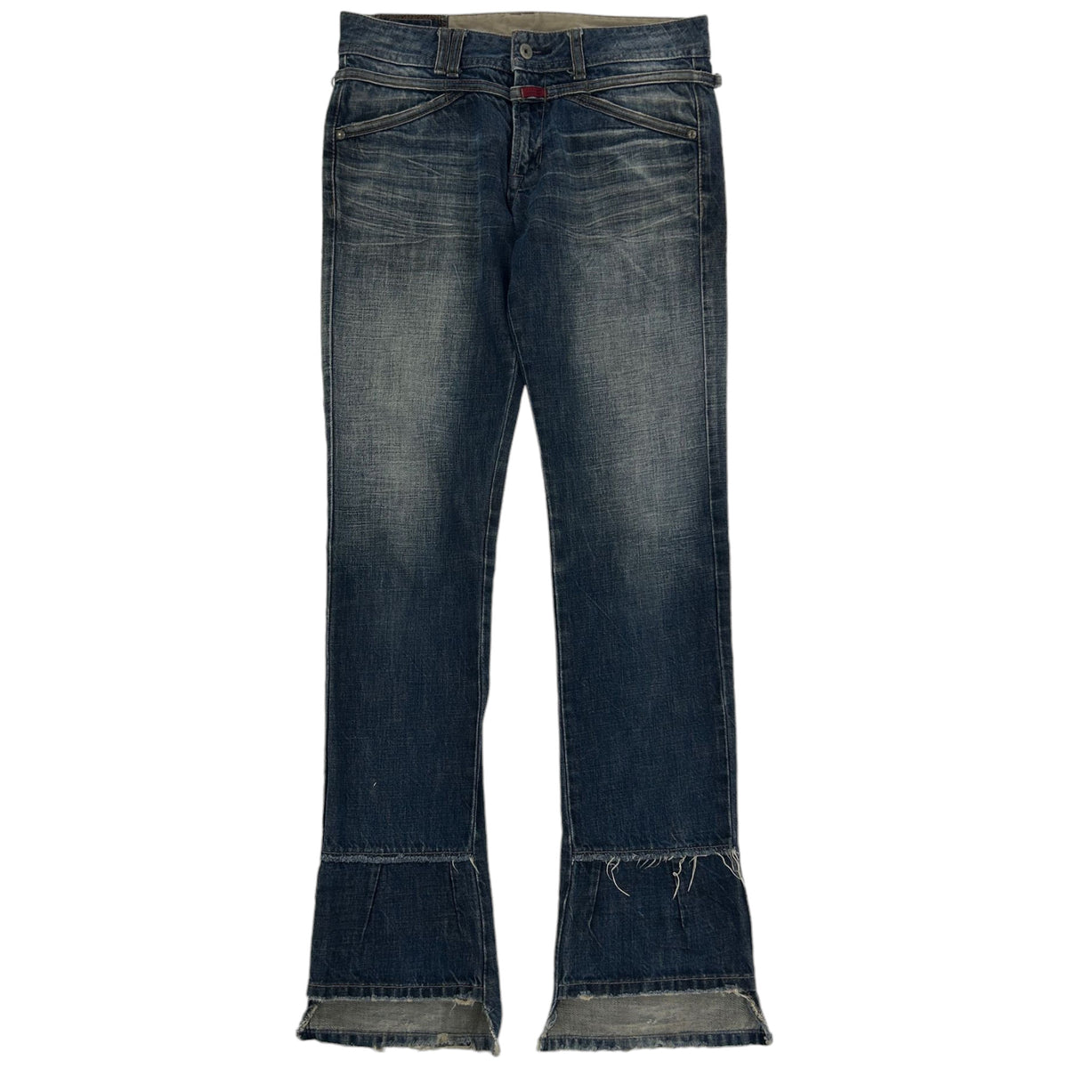 Vintage Marithe + Francois Girbaud Distressed Denim Jeans Size W31