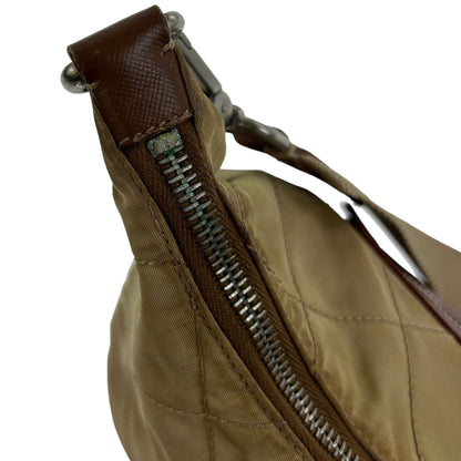 Vintage Prada Quilted Nylon Shoulder Bag