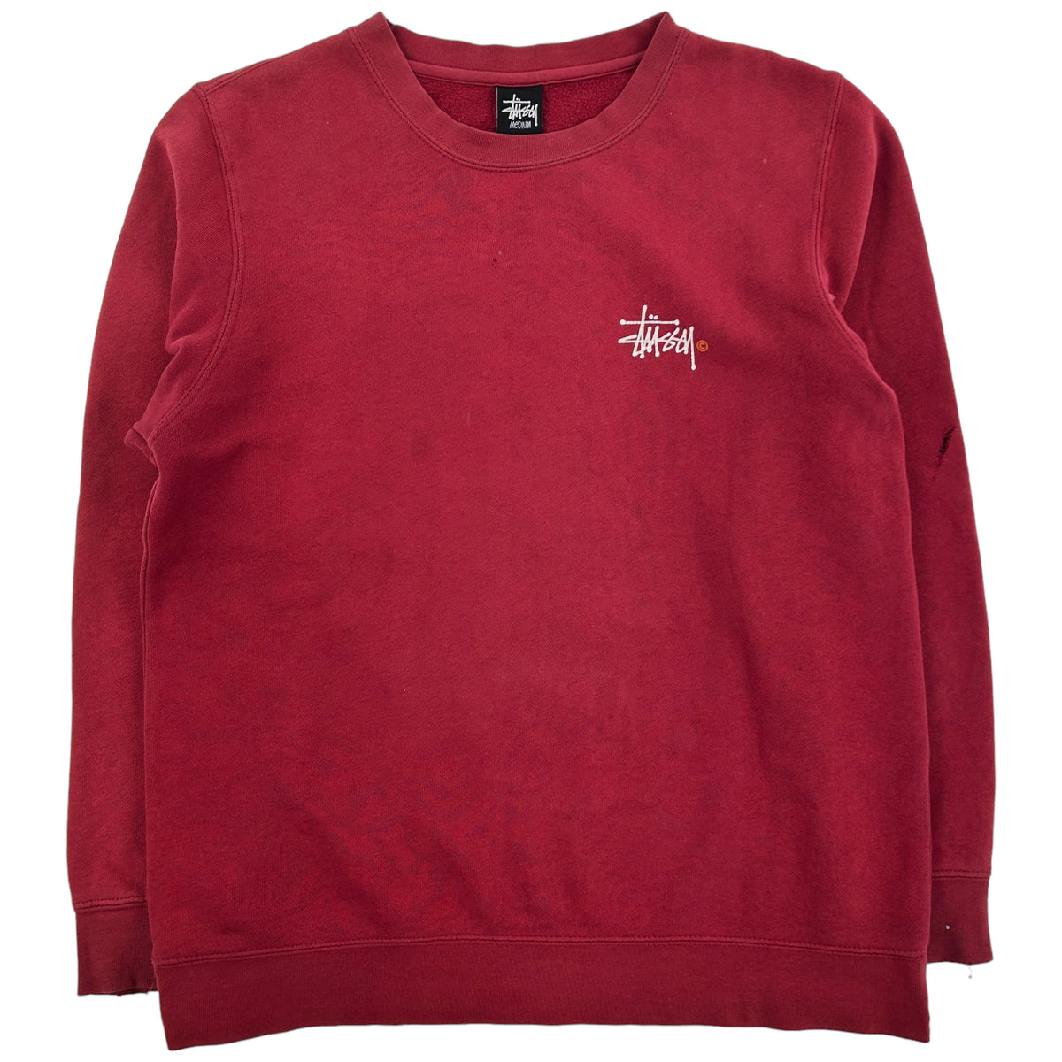 Vintage Stussy Stock Logo Sweatshirt Size M