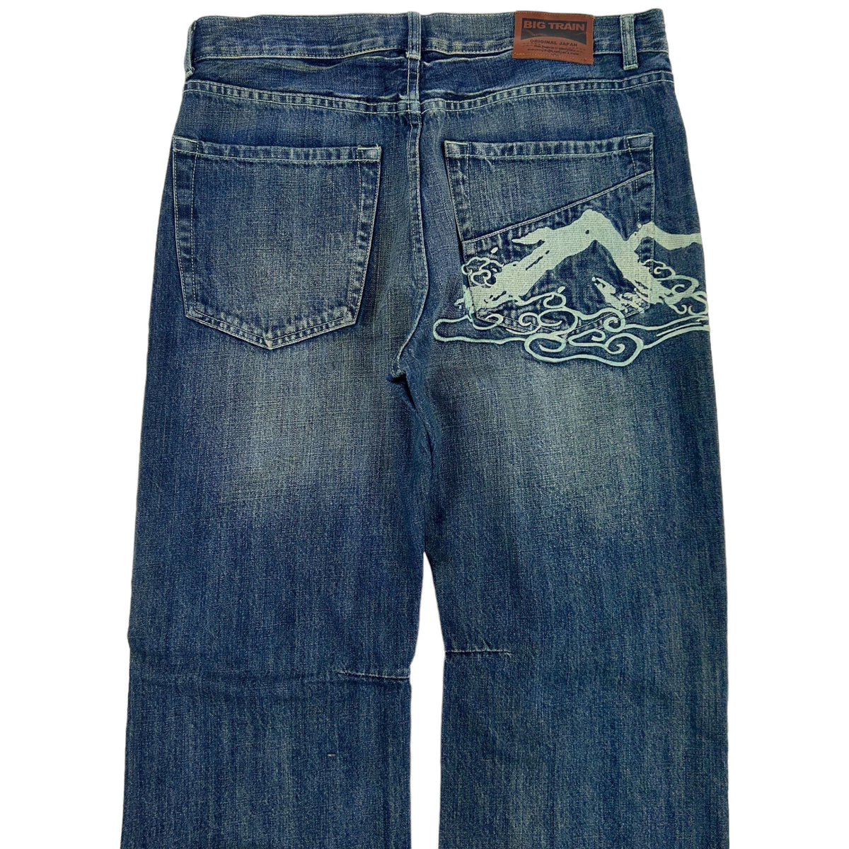 Vintage Mountain Big Train Japanese Denim Jeans Size W34