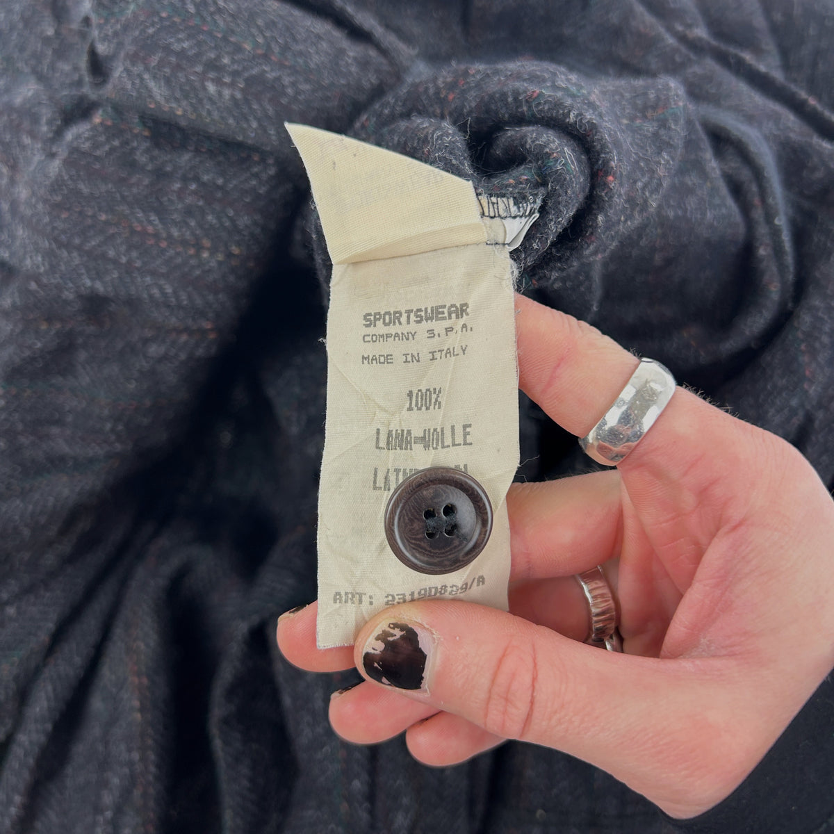 Vintage CP Company Knit Button Up Dress Woman&#39;s Size S