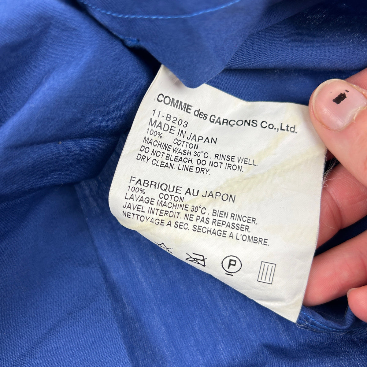 Vintage Comme Des Garcons Camo Pocket Shirt Size S