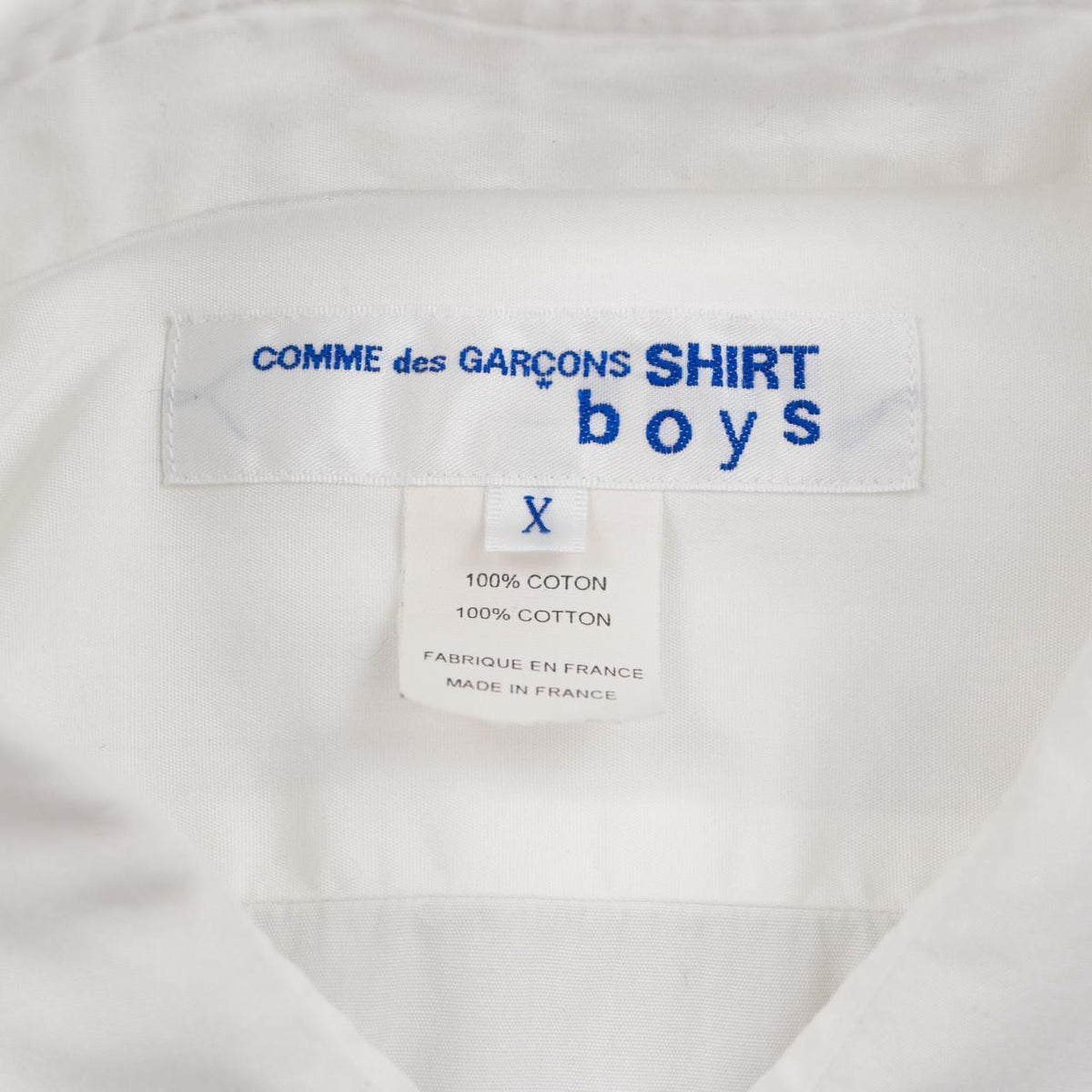 Vintage Comme Des Garcons Spellout Button Shirt Size M