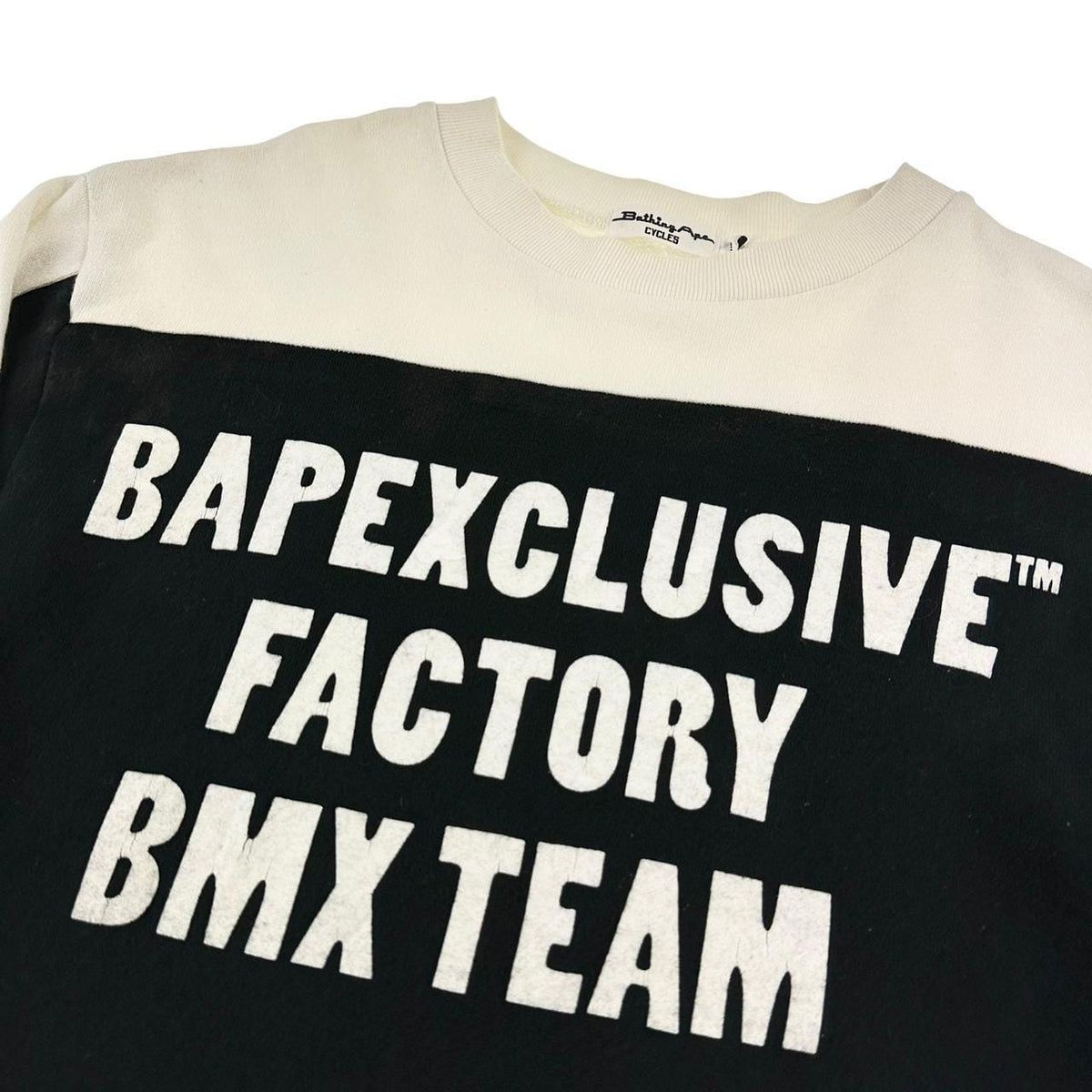 Vintage Bape BMX Factory team jumper sweatshirt size XS