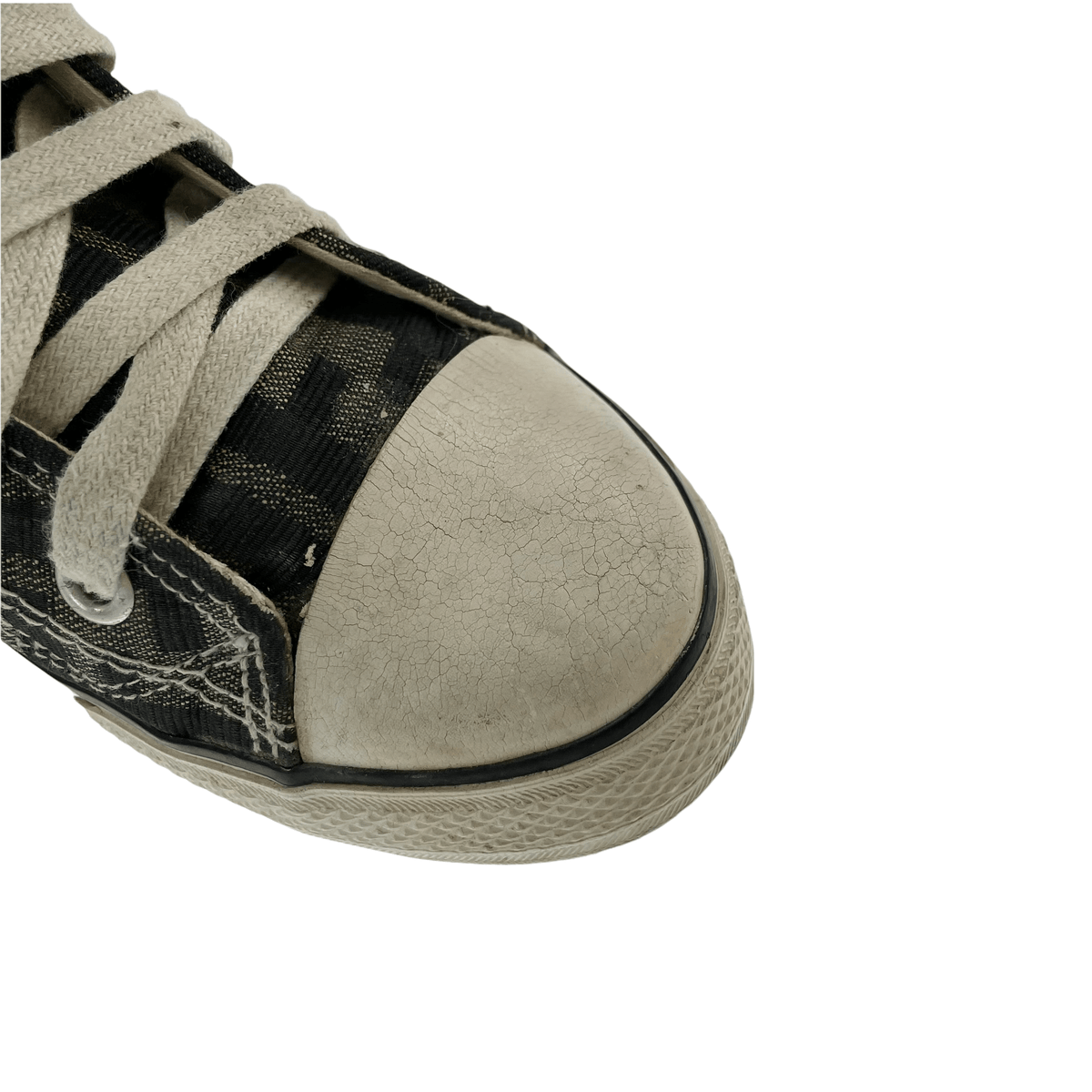 Vintage Fendi monogram trainers shoes size UK 3.5 - second wave vintage store
