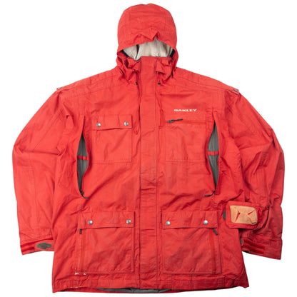 Vintage 2000s Oakley Zip Up Snowboarding Jacket Size L