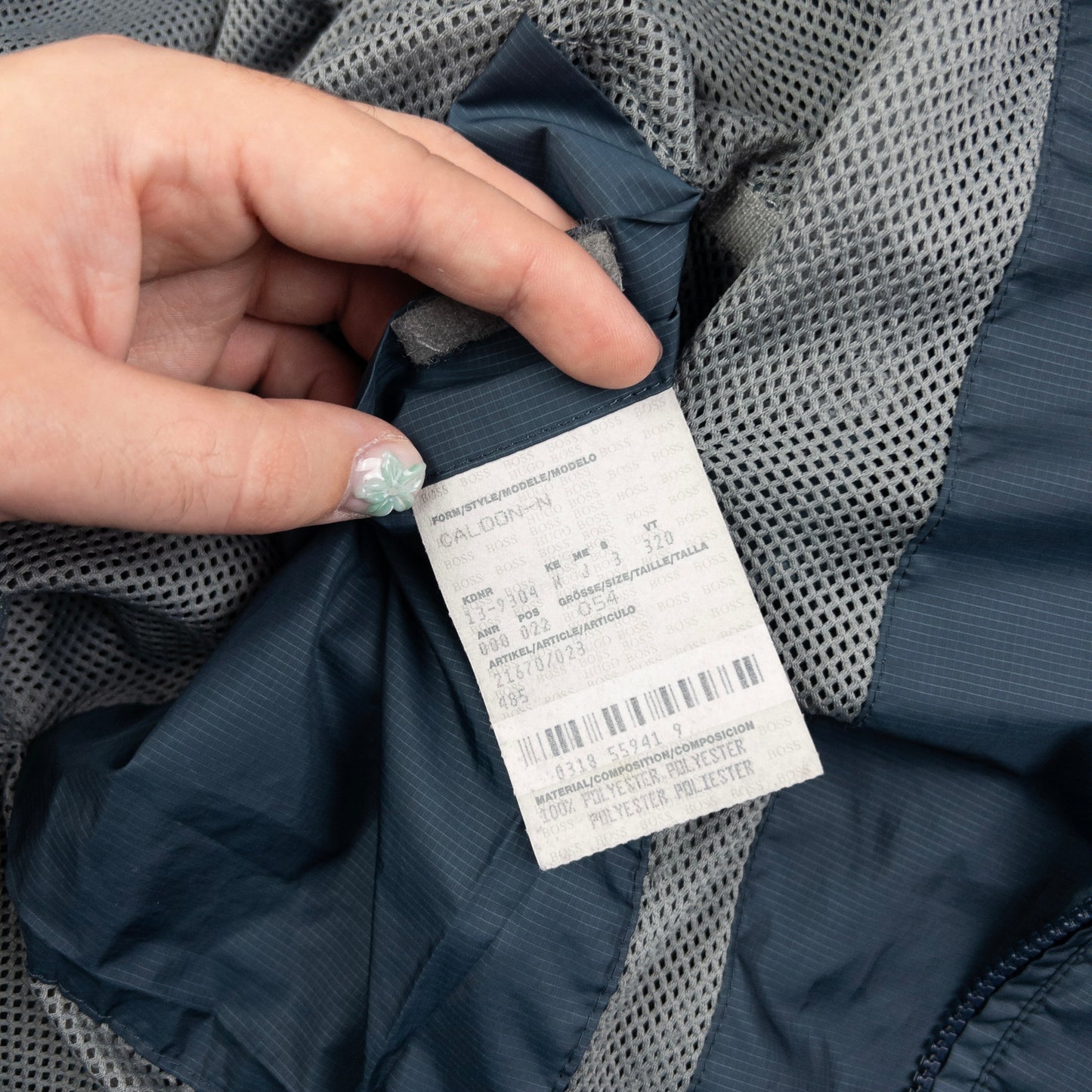 Vintage Hugo Boss Lightweight Cargo Jacket Size