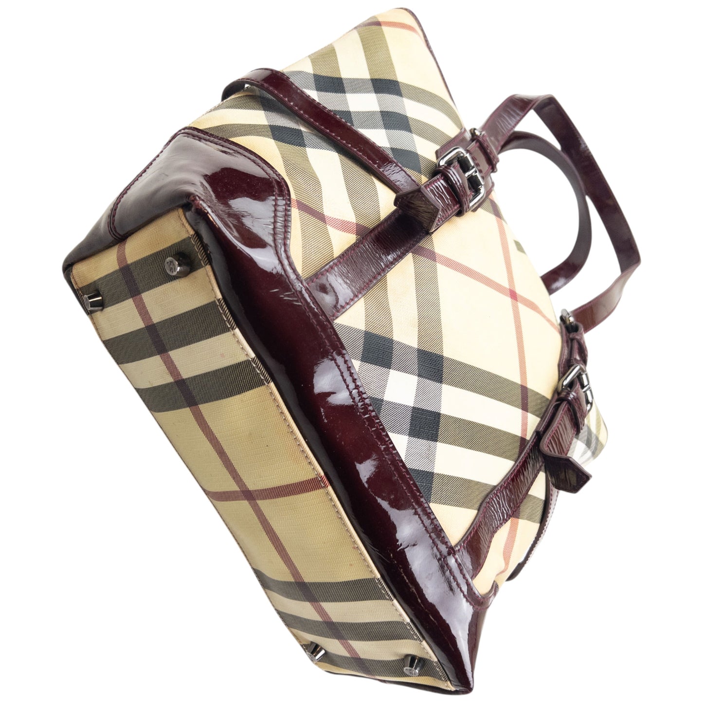 Vintage 2000s Burberry Nova Check Shoulder Bag