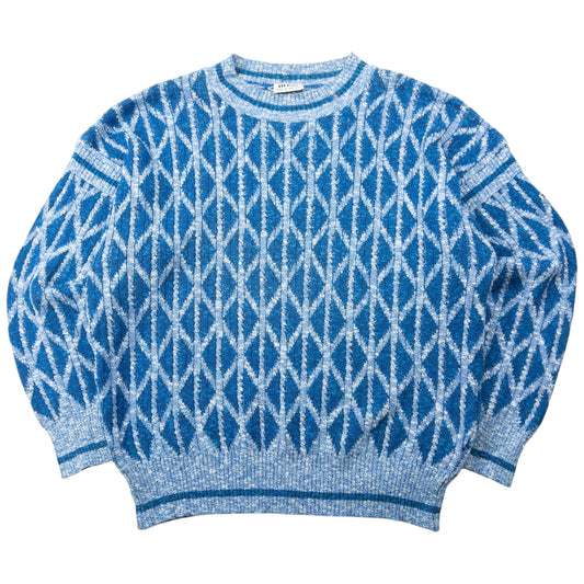 Vintage 80s Hugo Boss Pattern Knit Jumper Size L