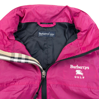 Vintage 90s Burberry Golf Packable Jacket Size M