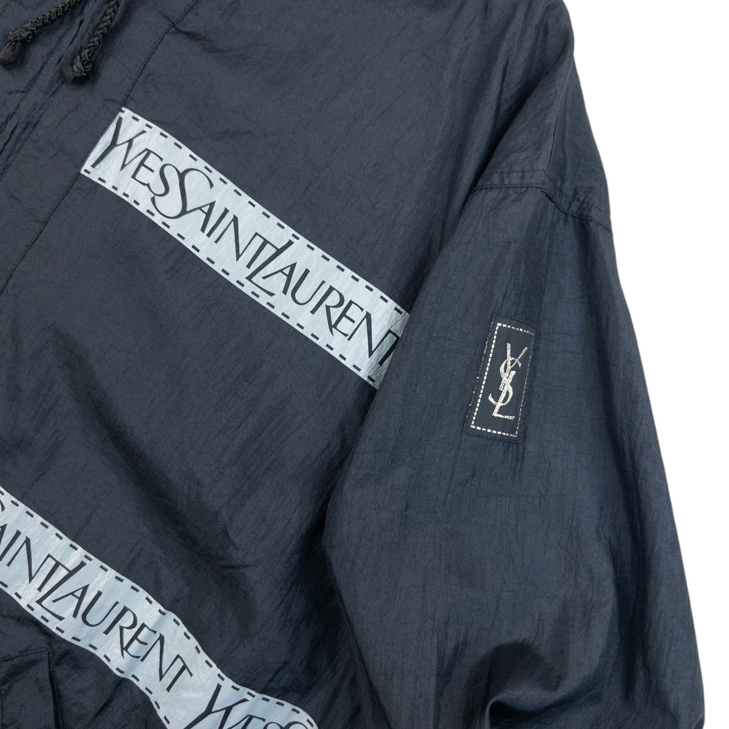 Vintage 90s YSL Yves Saint Laurent Striped Jacket Size L