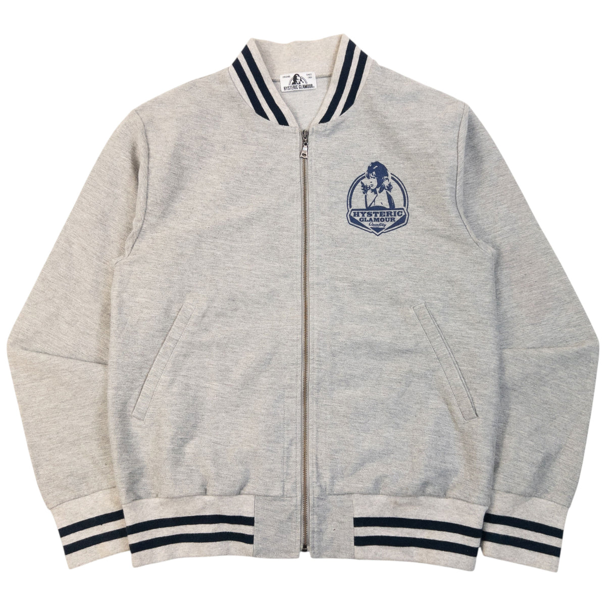 Vintage 2000s Hysteric Glamour Zip Up Varsity Sweatshirt Womens Size S