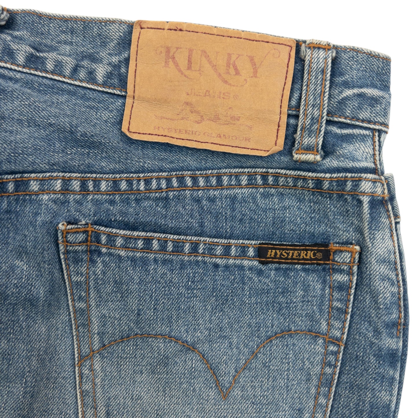 Vintage 2000s Hysteric Glamour Kinky Jeans Denim Skirt Womens Size W28