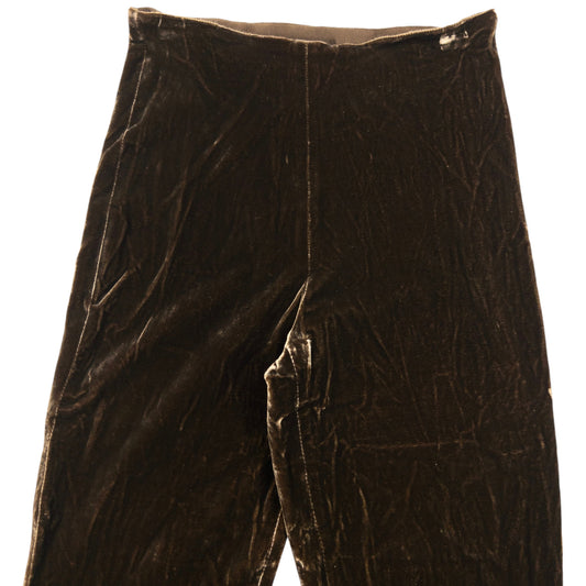 Vintage 90s Jean Paul Gaultier Femme Velour Trousers Womens Size W24