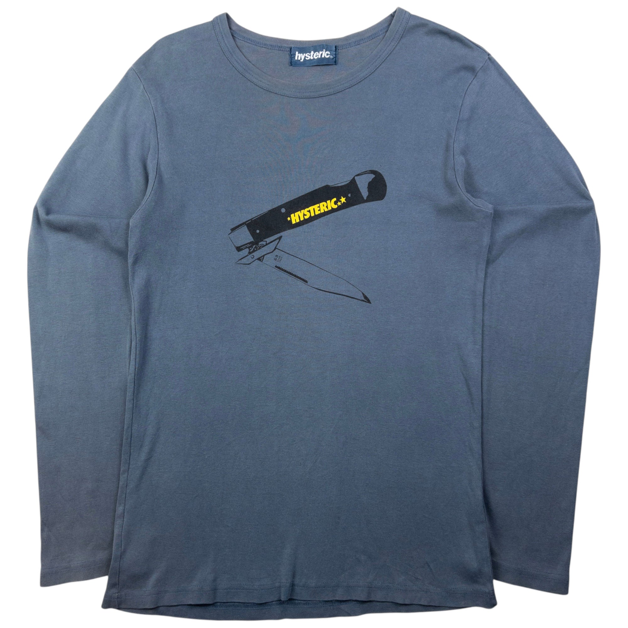 Vintage Hysteric Glamour Switchblade Graphic Long Sleeve T Shirt Womens Size M