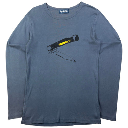 Vintage Hysteric Glamour Switchblade Graphic Long Sleeve T Shirt Womens Size M